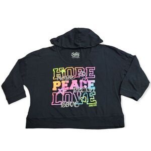 Justice Hope Peace Love Shirt with hood 12